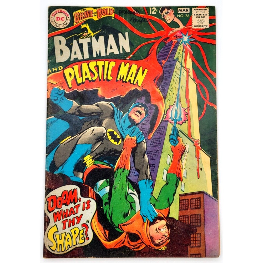 BRAVE AND THE BOLD #76 (1968) / FN / BATMAN PLASTIC MAN DC NEAL ADAMS SILVER AGE